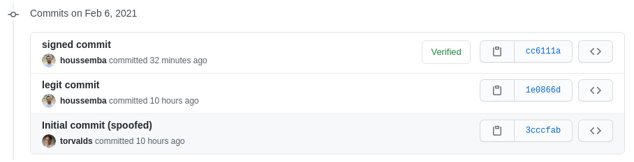 Verified commit